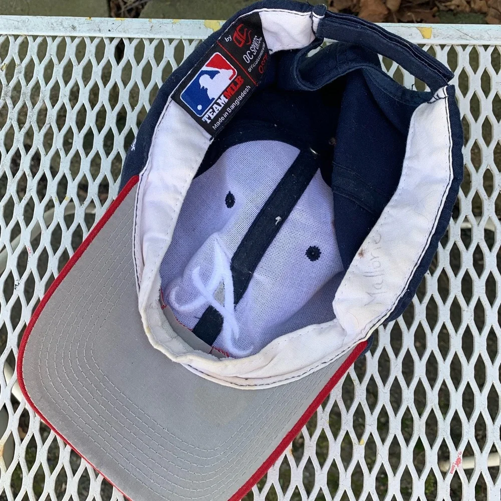 Atlanta Braves Youth Hat Adjustable Blue Embroidered Baseball OC Sports MLB